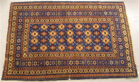 Antique Russian scatter rug  with