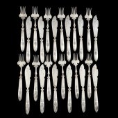 ANTIQUE RUSSIAN SILVER FISH SE