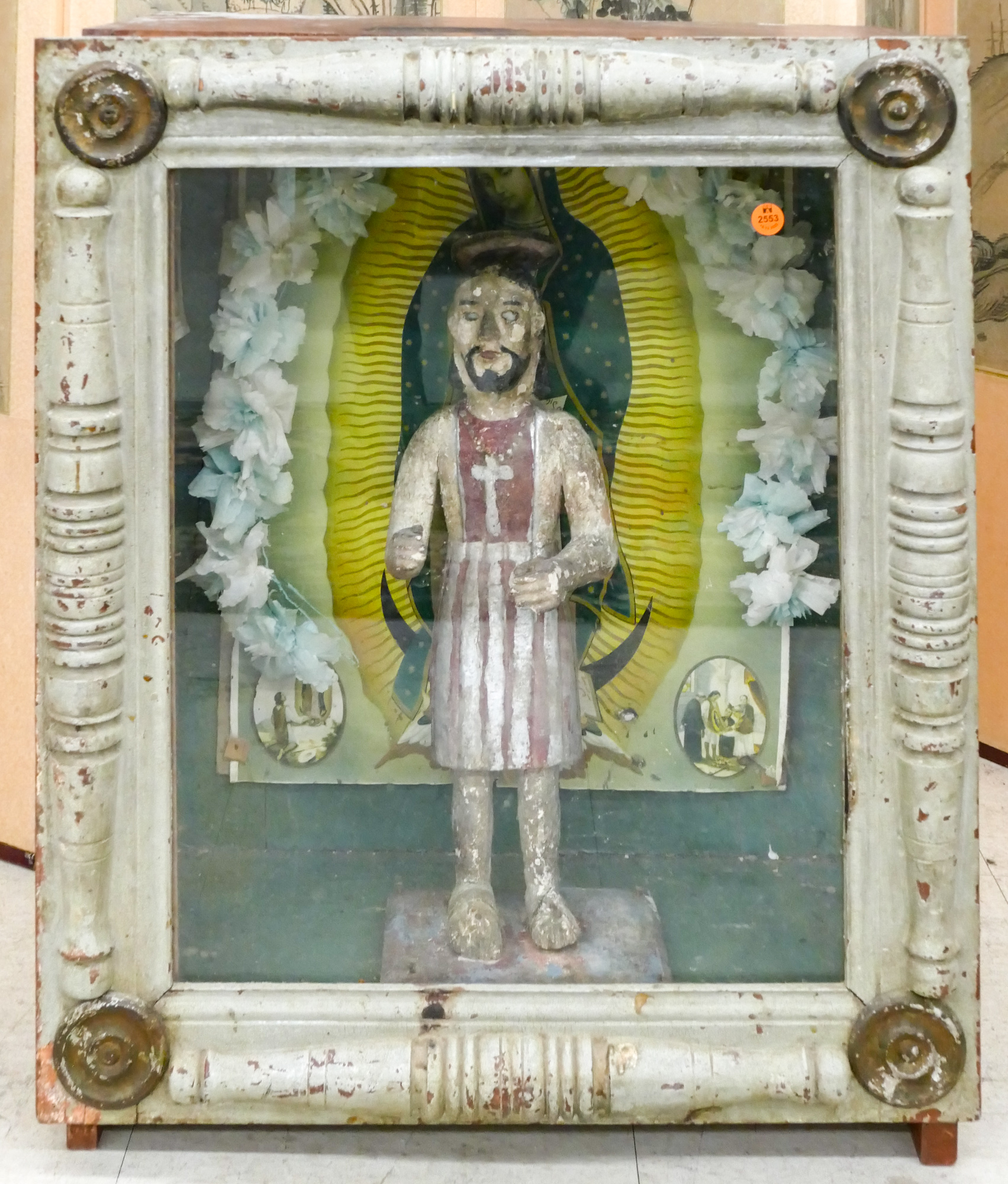 Antique San Miguel Santos Shrine-