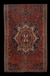 Antique Sarouk Feraghan Carpet