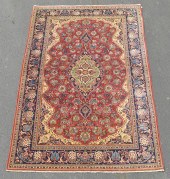 ANTIQUE SAROUK ORIENTAL RUG. A