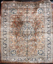 ANTIQUE SAROUK ORIENTAL RUG. C