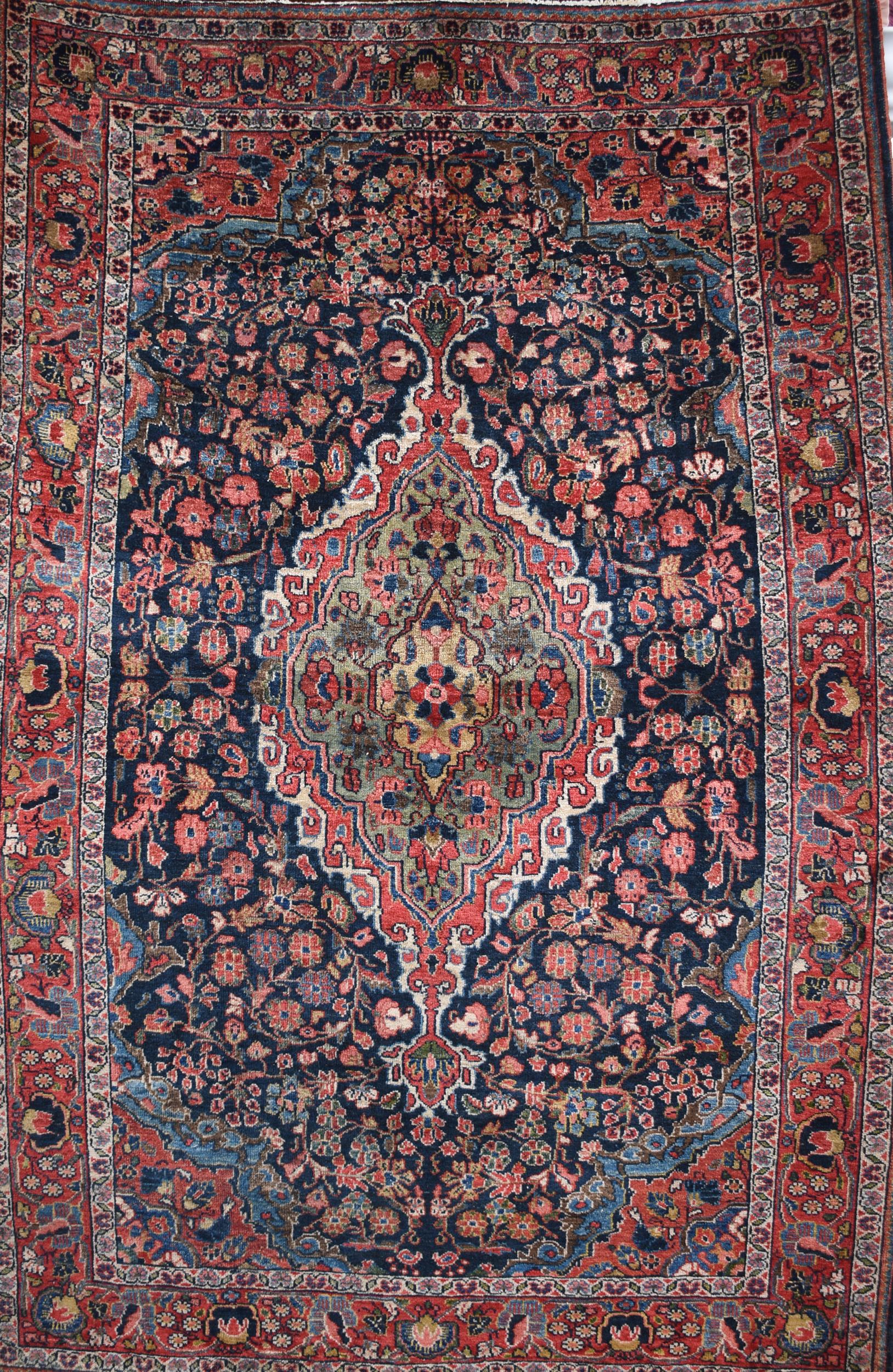 ANTIQUE SAROUK ORIENTAL SCATTER