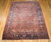 ANTIQUE SAROUK ROOM SIZE RUG,