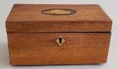 ANTIQUE SATINWOOD SHELL INLAID