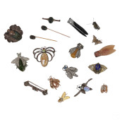 ANTIQUE SCARAB BEETLE INSECT P