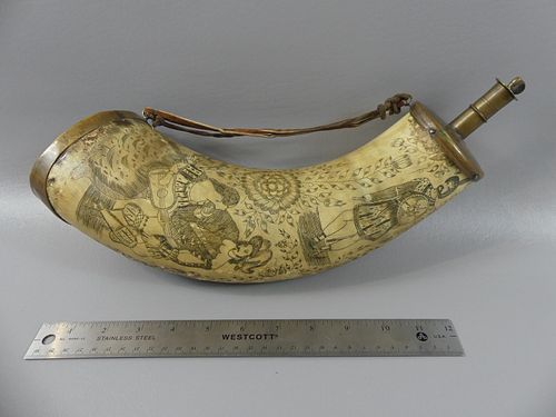 ANTIQUE SCRIMSHAW HUNTING