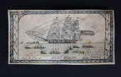 ANTIQUE SCRIMSHAWED CATTLE BON