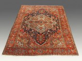 ANTIQUE SERAPI HAND TIED RUG C