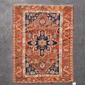ANTIQUE SERAPI HANDWOVEN CARPE