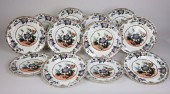 ANTIQUE SET OF TWELVE MASON'S