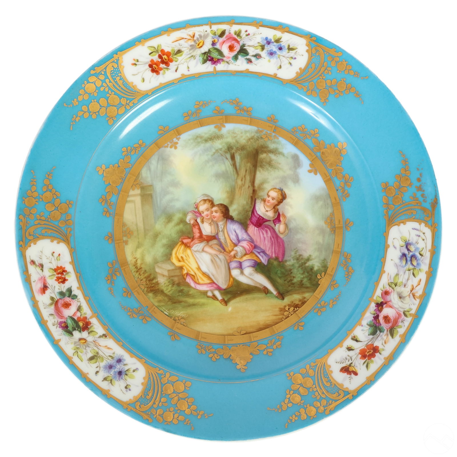 ANTIQUE SEVRES FRENCH PORCELAIN
