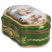 ANTIQUE SEVRES PORCELAIN BOXDE