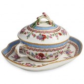 ANTIQUE SEVRES PORCELAIN COVER