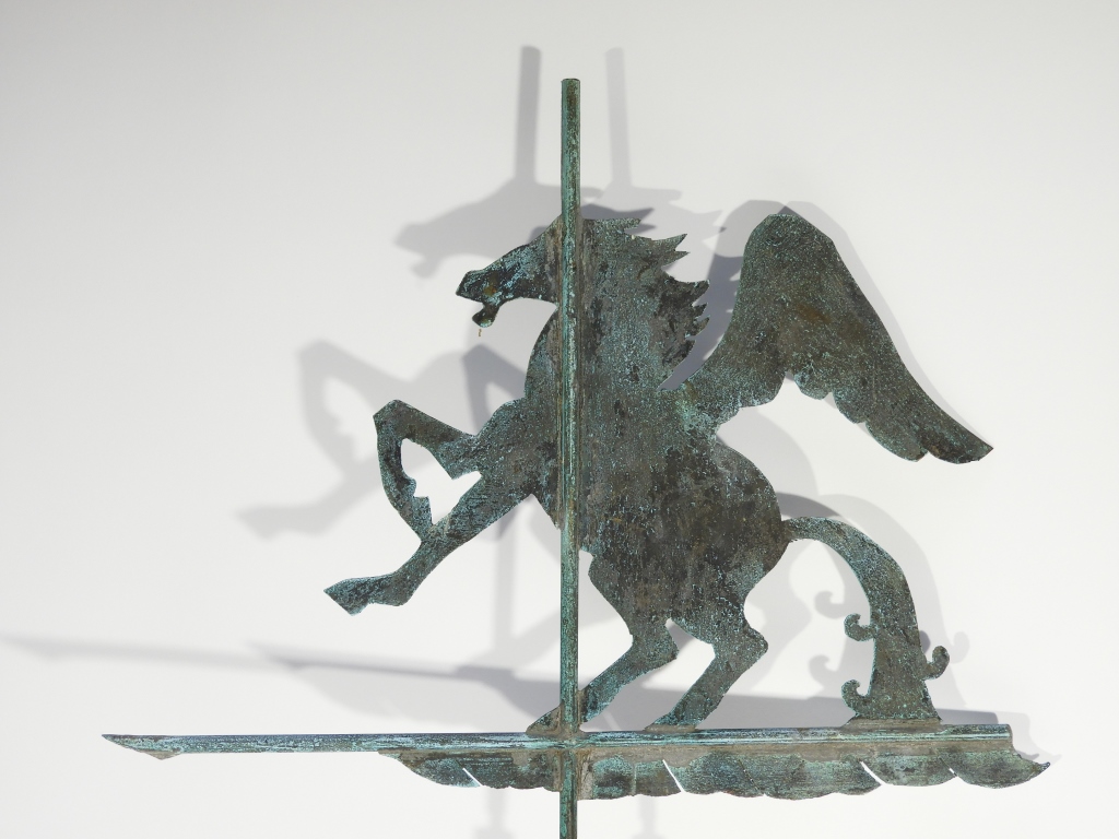 ANTIQUE SHEET COPPER PEGASUS