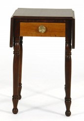ANTIQUE SHERATON ONE-DRAWER DR