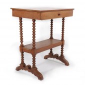 ANTIQUE SHERATON STYLE SIDE TA