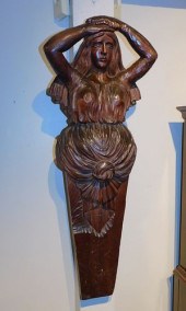 ANTIQUE SHIP FIGUREHEAD OF LAD