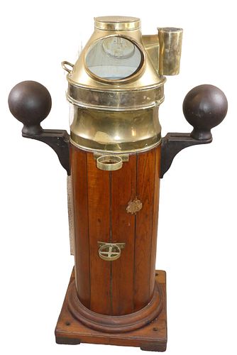 ANTIQUE SHIPS BINNACLE JAMES