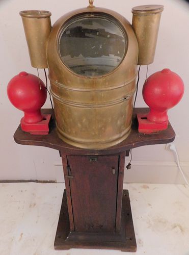 ANTIQUE SHIP'S BINNACLELarge