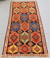 ANTIQUE SHIRVAM KILIM GEOMETRI