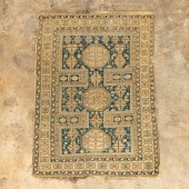 ANTIQUE SHIRVAN CARPET, 4'11"