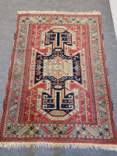 ANTIQUE SHIRVAN CAUCASIAN WOOL