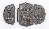 ANTIQUE SIAM THAI FIGURAL SILV