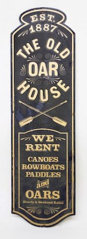 ANTIQUE SIGN "THE OLD OAR HOUS