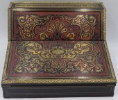 ANTIQUE SIGNED FRENCH BOULLE W