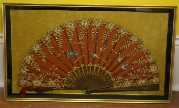 Antique Silk Embroidered and