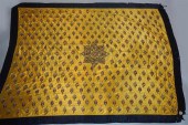 ANTIQUE SILK EMBROIDERED TEXTI