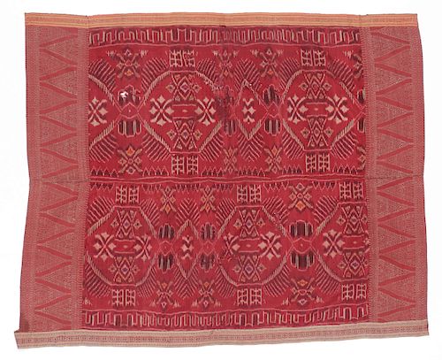 ANTIQUE SILK IKAT WITH SONGKET