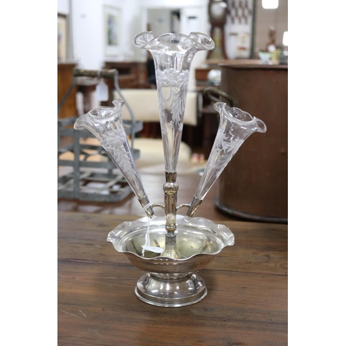 Antique silver plate three