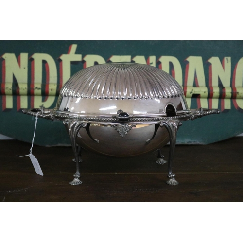 Antique silver plated breakfast