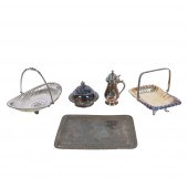 ANTIQUE SILVER PLATED HOLLOWWA