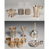 ANTIQUE SILVER TABLEWARE & BAR