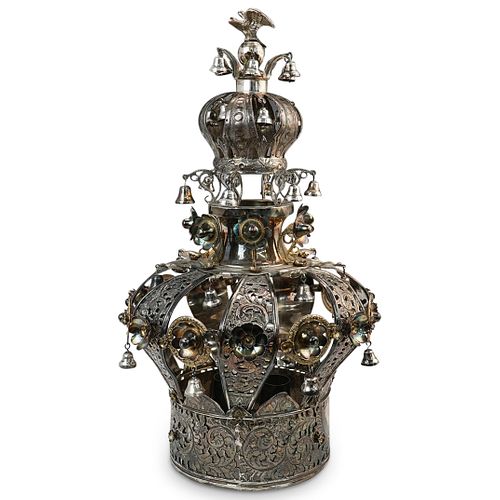 ANTIQUE SILVER TORAH