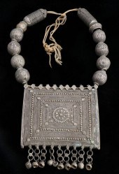 ANTIQUE SILVER TRIBAL BEDOUIN