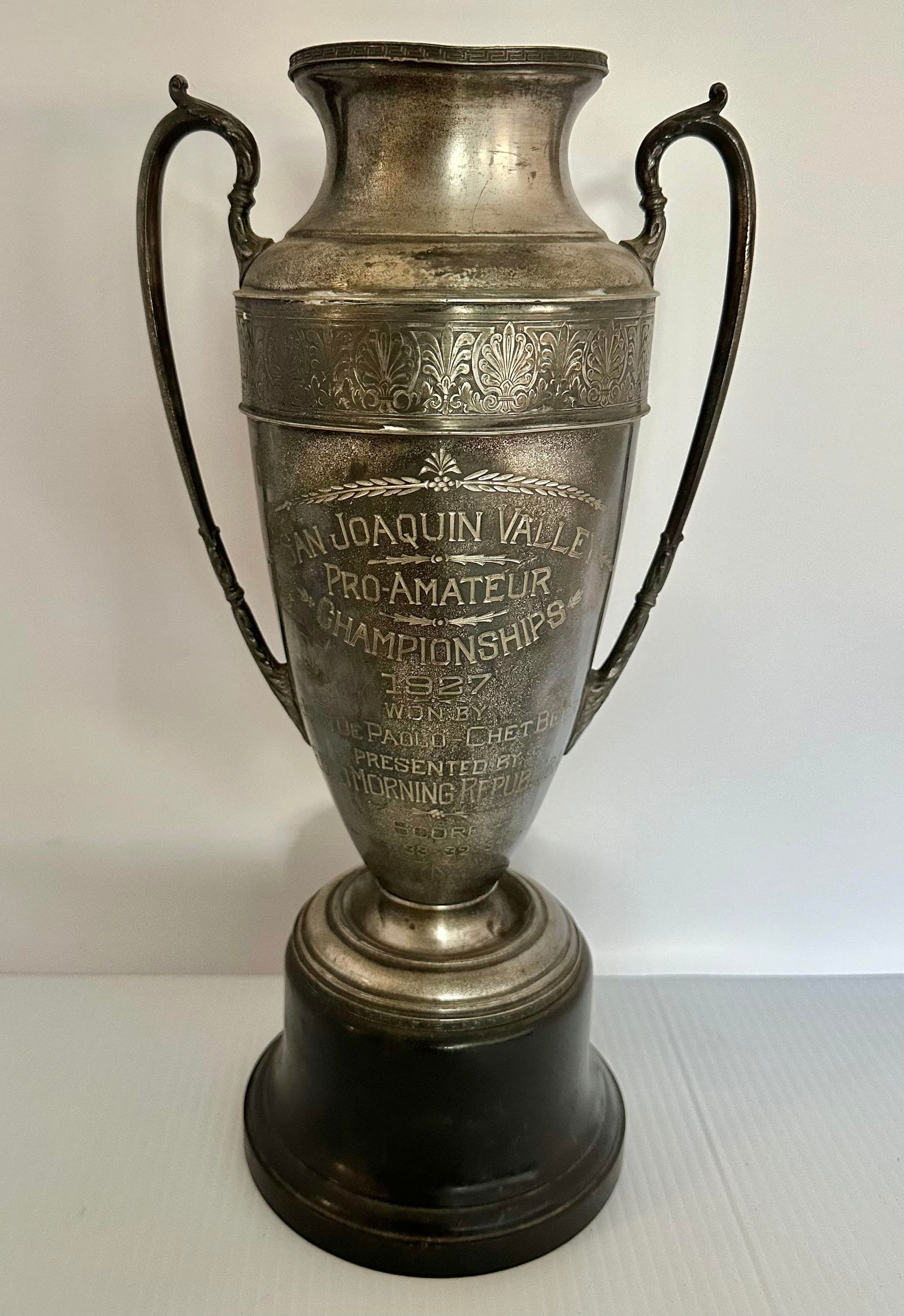 ANTIQUE SILVERPLATE 1927 SAN