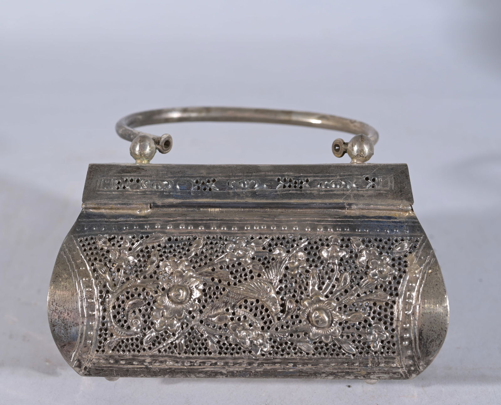 ANTIQUE SILVERPLATE FILLIGREE