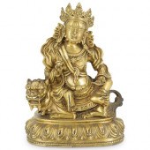 ANTIQUE SINO-TIBETAN BRONZE BU