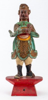 ANTIQUE SINO TIBETAN WARRIOR W