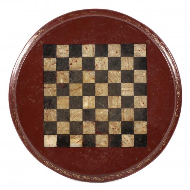 ANTIQUE SLATE GAME BOARD 19th