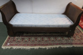 ANTIQUE SLEIGH BED WITH CUSTOM
