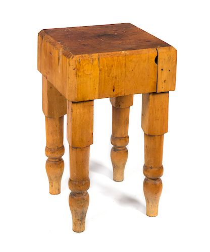 ANTIQUE SMALL SIZE BUTCHER BLOCK