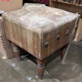 ANTIQUE SOLID BUTCHER BLOCK CI