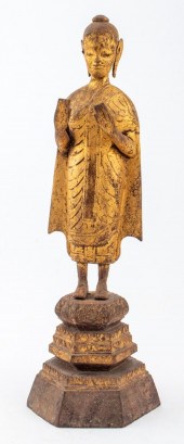 ANTIQUE SOUTHEAST ASIAN GILT W