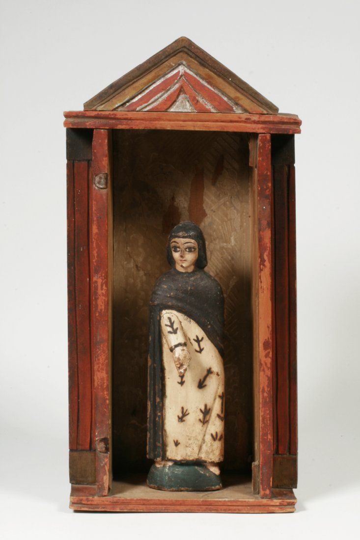 ANTIQUE SOUTHWEST SANTOS - BULTO IN