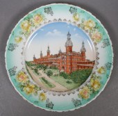 ANTIQUE SOUVENIR PLATE TAMPA B